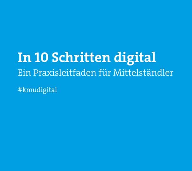 Titelseite „In 10 Schritten digital“