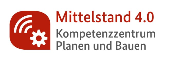 Logo Mittelstand 4.0 Kompetenzzentrum Planen und Bauen